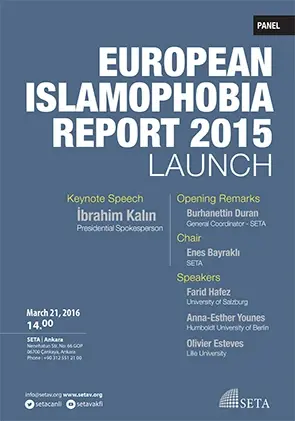 European Islamophobia Report 2015 Launch