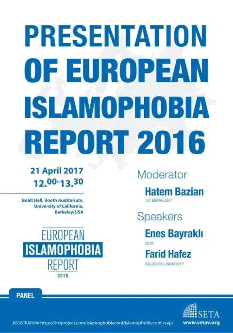 Presentation of European Islamophobia Report 2016
