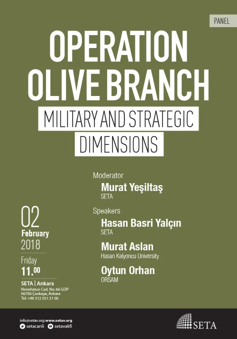 Panel | Operation Olive Branch: Military and Strategic Dimensions