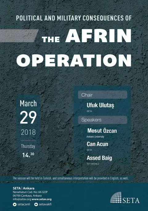 Political and Military consequences of the Afrin Operation