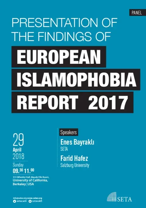 Presentation of the findings of European Islamophobia Report 2017