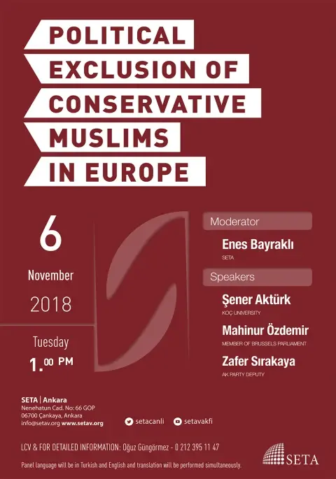 Panel: Political exclusion of conservative Muslims in Europe