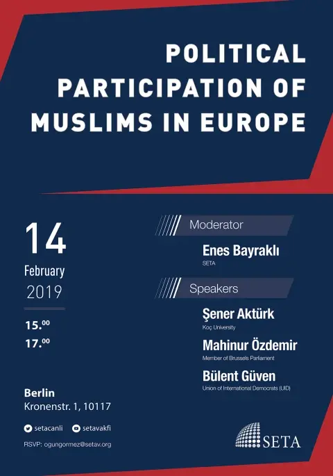 Panel: Political Participation of Muslims in Europe