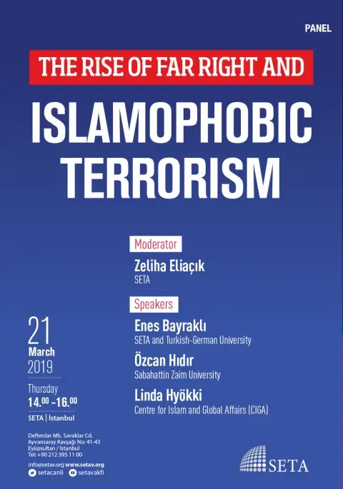 Panel: The Rise of Far Right and Islamophobic Terrorism