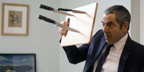 The age of Johnny English in the real world