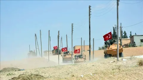 An incursion east of the Euphrates