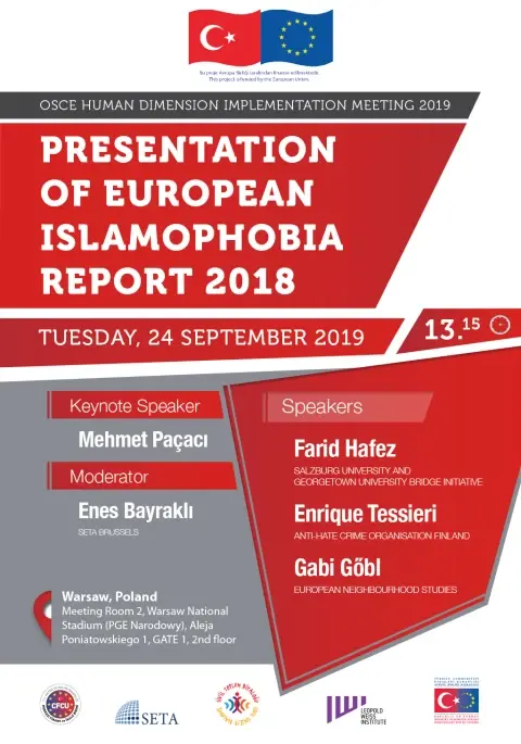 Presentation of European Islamophobia Report 2018