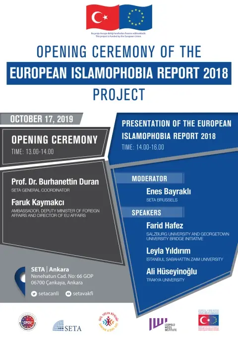 Opening Ceremony of the “European Islamophobia Report 2018” Project #EIR2018