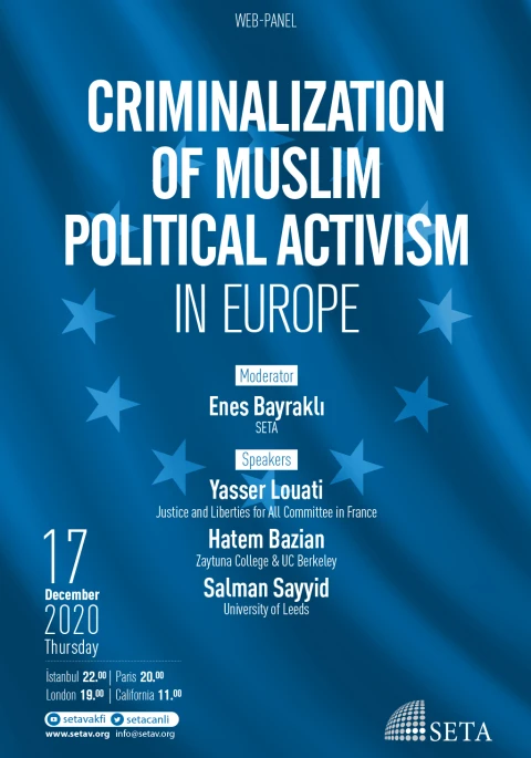 Web Panel: Criminalization of Muslim Political Activism in Europe
