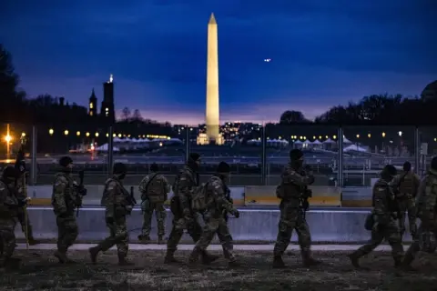 An unprecedented inauguration post-storming