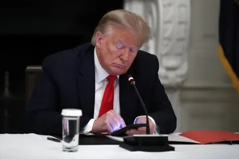 When values ring false: Social media’s war on Trump