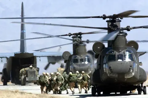 Who is responsible for the chaos in Afghanistan?