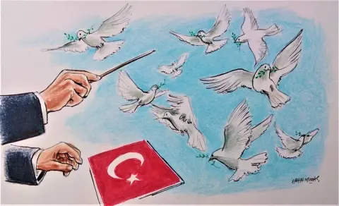 The clue Erdoğan shared at Ibn Haldun University