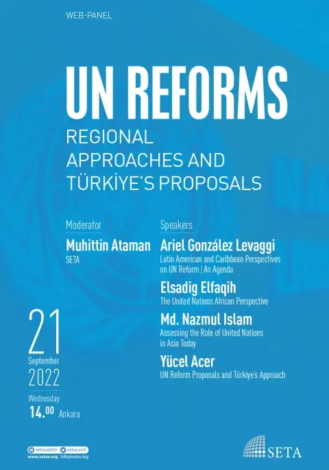 Web Panel: UN Reforms | Regional Approaches and Türkiye’s Proposals
