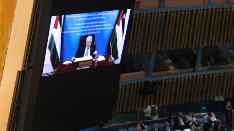 A high-level international conference at the UN Headquarters focused on resolving the Palestine issue