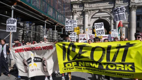 'ICE out of New York' protest in New York City