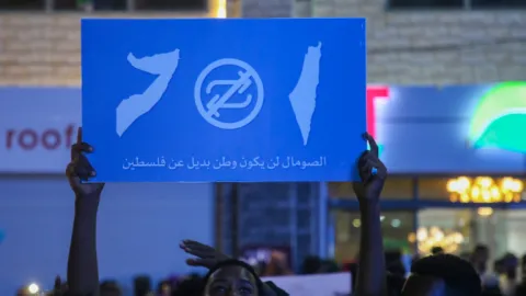Protest in Mogadishu against Israel's Somaliland recognition