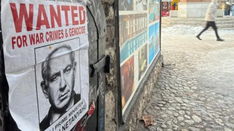 Posters targeting Israel PM Netanyahu displayed across Sarajevo