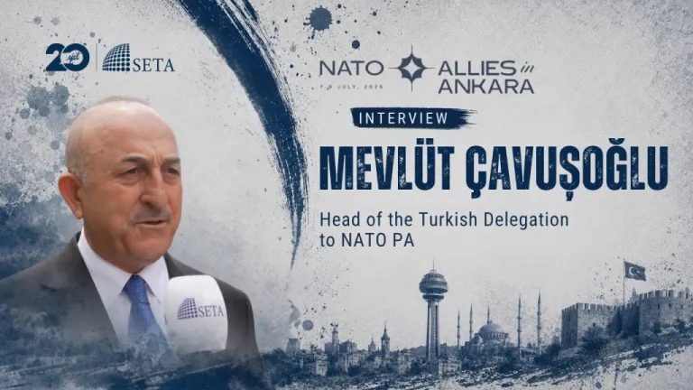 Mevlüt Çavuşoğlu at Allies in Ankara | SETA Microphone