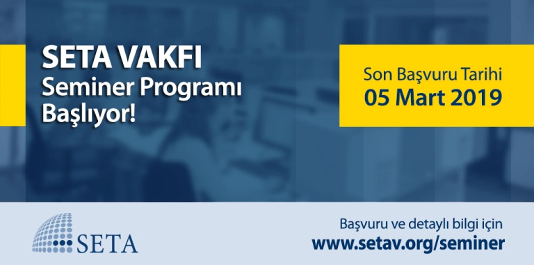 SETA 2019 Bahar Dönemi Seminerleri Başlıyor