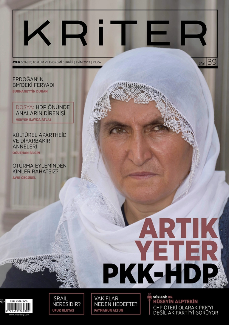 Kriter'in Eylül Sayısı Çıktı: Artık Yeter PKK-HDP