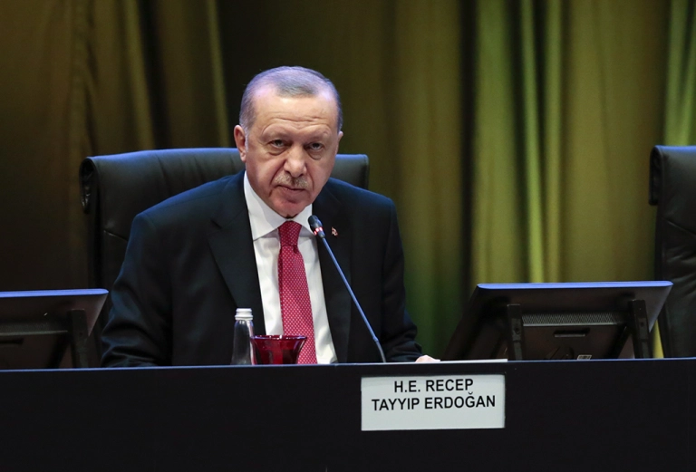 19 Aralık 2019 | Türkiye Cumhurbaşkanı Recep Tayyip Erdoğan, İran Cumhurbaşkanı Ruhani ve Malezya Başbakanı Muhammed ile 2019 Kuala Lumpur Zirvesi kapsamında düzenlenen 