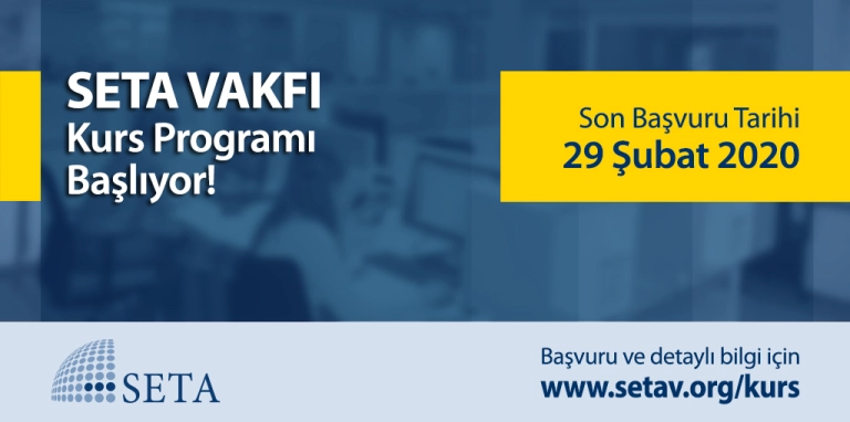 SETA 2020 Bahar Dönemi Kurs ve Seminer Programı Başlıyor