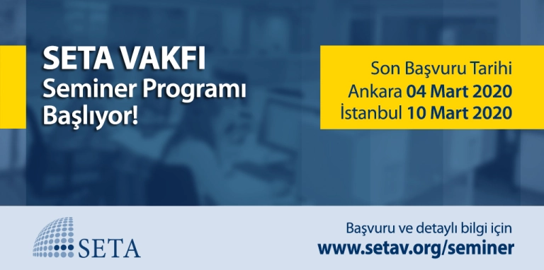 SETA 2020 Bahar Dönemi Kurs ve Seminer Programı Başlıyor