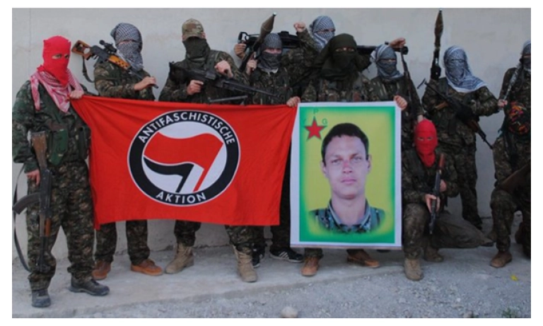 ANTIFA / PKK-YPG teröristi Kevin Joachim