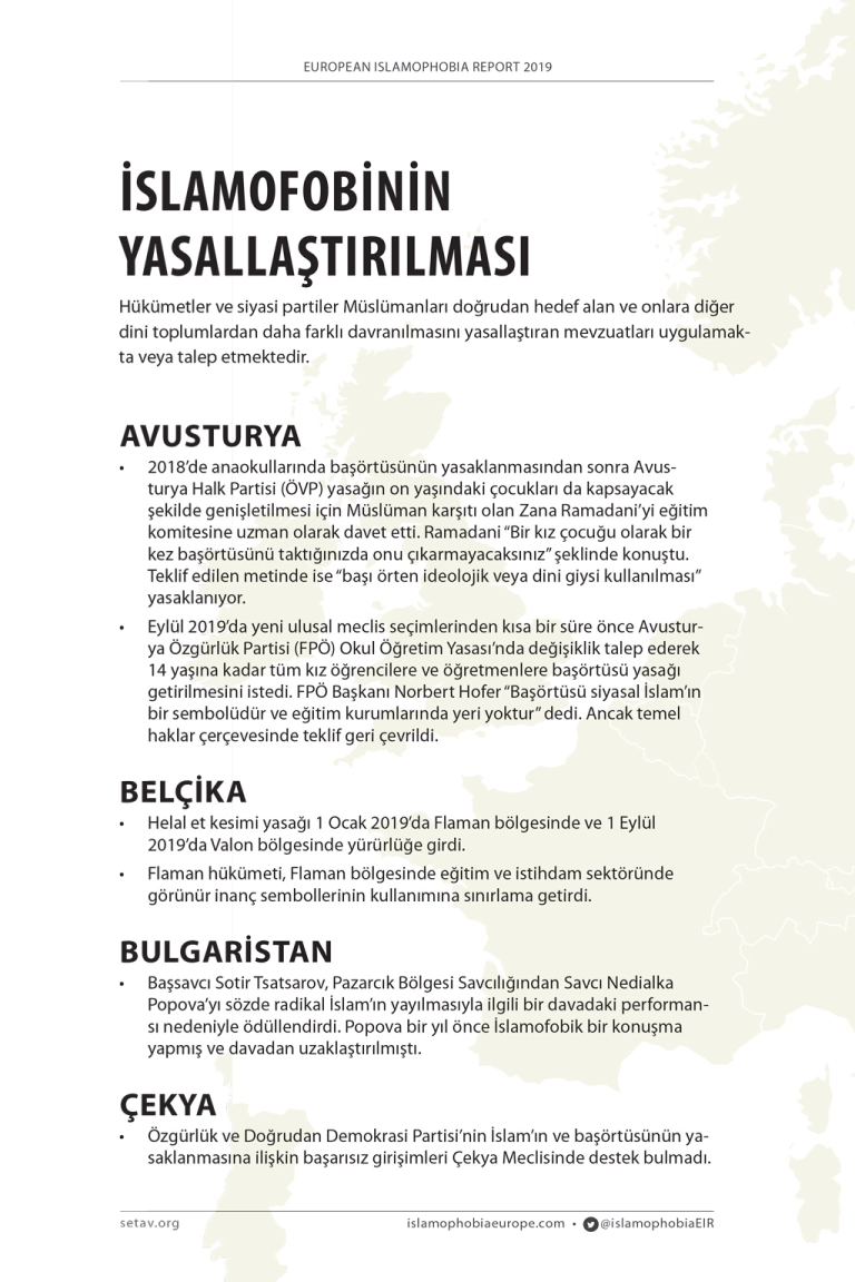 İslamofobinin Yasallaştırılması | #EIR2019