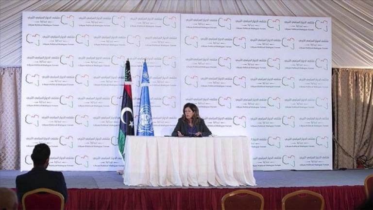 Libya Destek Misyonu Temsilcisi Stephanie Williams. Fotoğraf: AA