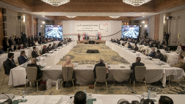 Libya Siyasi Diyalog Forumu. Fotoğraf: AA