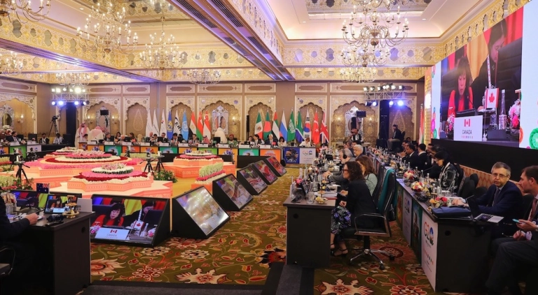 Ticaret Bakanı Ömer Bolat, Hindistan G20 toplantılarında Ticaret Bakanı Ömer Bolat, Hindistan G20 toplantılarında