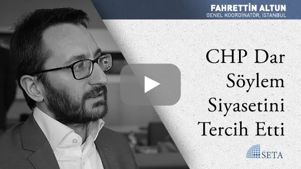 CHP Dar Söylem Siyasetini Tercih Etti