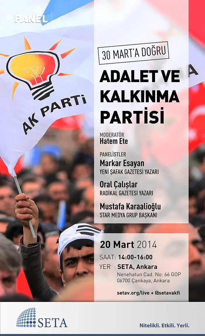 30 Mart’a Doğru Adalet ve Kalkınma Partisi