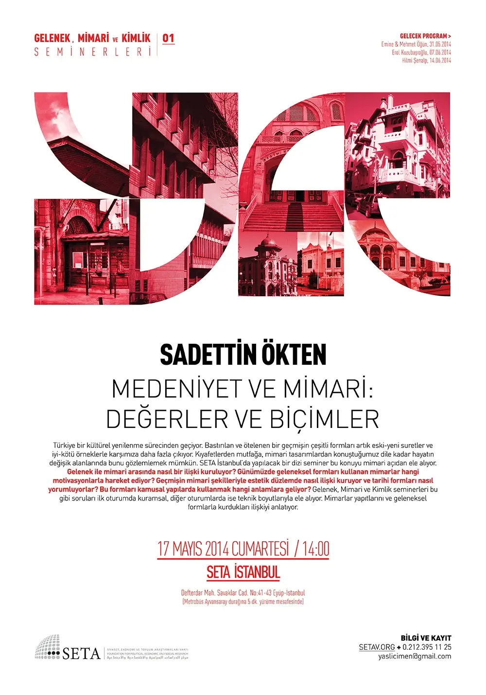 Gelenek, Mimari ve Kimlik Seminerleri 01