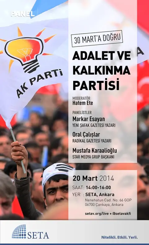 30 Mart’a Doğru Adalet ve Kalkınma Partisi