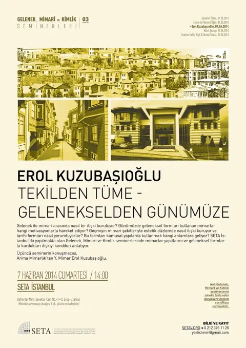 Gelenek, Mimari ve Kimlik Seminerleri 03