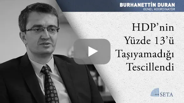 HDP’nin Yüzde 13’ü Taşıyamadığı Tescillendi