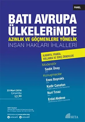 Batı Avrupa Ülkelerinde Azınlık ve Göçmenlere Yönelik İnsan Hakları İhlalleri