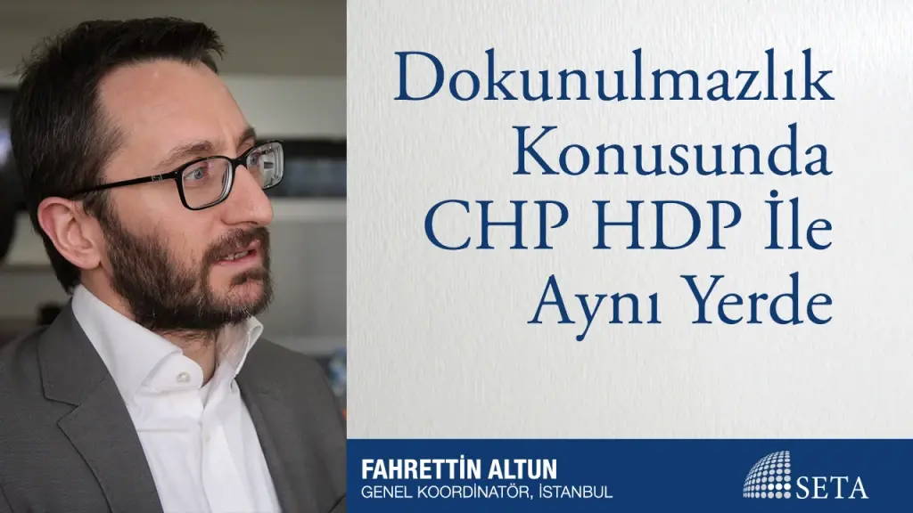 Dokunulmazlık Konusunda CHP HDP İle Aynı Yerde