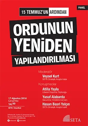 15 Temmuz’un Ardından Ordunun Yeniden Yapılandırılması