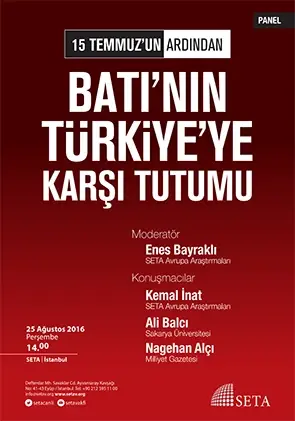 15 Temmuz’un Ardından Batı’nın Türkiye’ye Karşı Tutumu