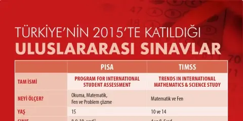 Türkiye’nin 2015’te Katıldığı Uluslararası Sınavlar