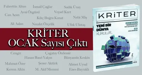 Kriter Dergisinin Ocak Sayısı Çıktı