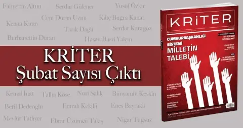 Kriter Dergisinin Şubat Sayısı Çıktı