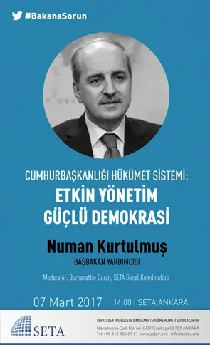 Cumhurbaşkanlığı Hükümet Sistemi: Etkin Yönetim Güçlü Demokrasi