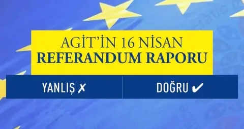 AGİT’in 16 Nisan Referandum Raporu