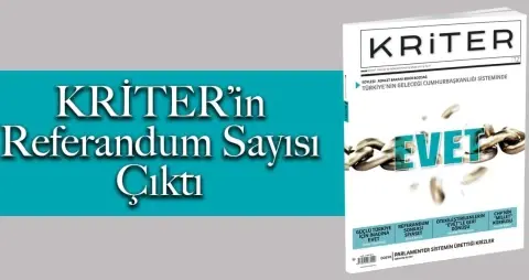 Kriter Dergisinin Nisan Sayısı Çıktı