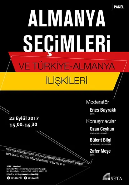 Almanya Seçimleri ve Türkiye-Almanya İlişkileri